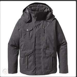 Patagonia grey men’s hawke’s bay jacket M